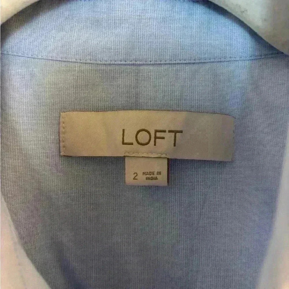 EUC LOFT EVERYDAY TUNIC SHIRT
SIZE:2 - Picture 5 of 7